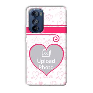 Hearts Customized Printed Back Cover for Motorola