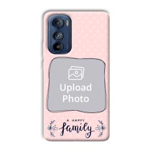Happy Family Customized Printed Back Cover for Motorola Edge 30