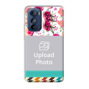 Water Color Painting Customized Printed Back Cover for Motorola