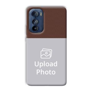 Brown Customized Printed Back Cover for Motorola Edge 30