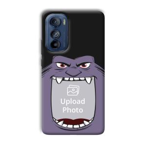 Purple Monster Customized Printed Back Cover for Motorola Edge 30