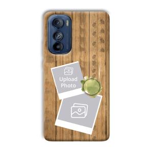 Wooden Photo Collage Customized Printed Back Cover for Motorola Edge 30