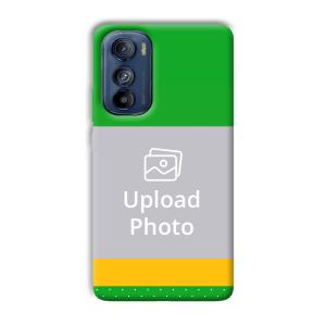 Green Yellow Customized Printed Back Cover for Motorola Edge 30