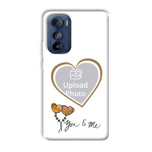 You & Me Customized Printed Back Cover for Motorola Edge 30