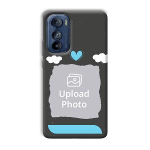 Love & Clouds Customized Printed Back Cover for Motorola Edge 30
