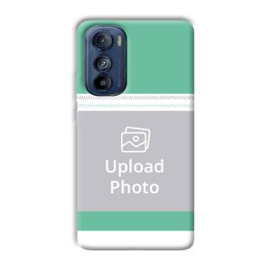 Sea Green Customized Printed Back Cover for Motorola