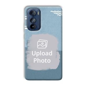Waves Customized Printed Back Cover for Motorola Edge 30
