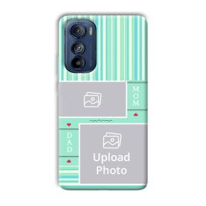 Mom Dad Customized Printed Back Cover for Motorola