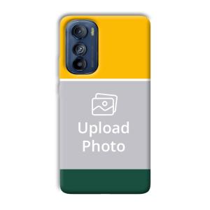 Yellow Green Customized Printed Back Cover for Motorola Edge 30