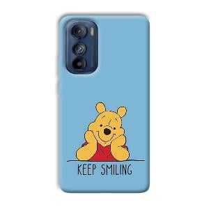 Winnie The Pooh Phone Customized Printed Back Cover for Motorola Edge 30