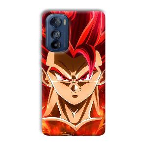 Goku Design Phone Customized Printed Back Cover for Motorola Edge 30