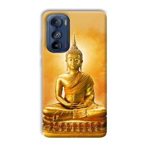 Golden Buddha Phone Customized Printed Back Cover for Motorola Edge 30