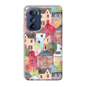 Colorful Homes Phone Customized Printed Back Cover for Motorola Edge 30