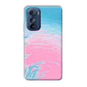 Pink Water Phone Customized Printed Back Cover for Motorola Edge 30