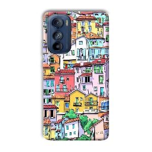 Colorful Alley Phone Customized Printed Back Cover for Motorola Edge 30