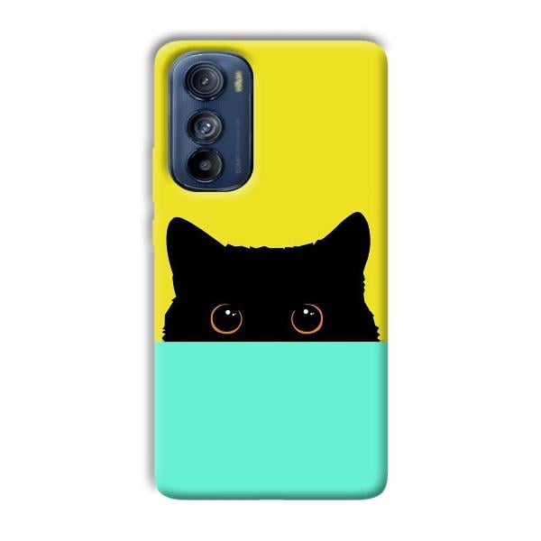 Black Cat Phone Customized Printed Back Cover for Motorola