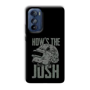 How's The Josh Phone Customized Printed Back Cover for Motorola Edge 30