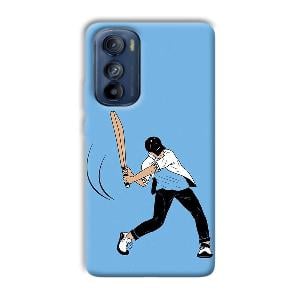 Cricketer Phone Customized Printed Back Cover for Motorola Edge 30