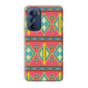 Colorful Rhombus Phone Customized Printed Back Cover for Motorola