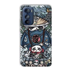 Panda Q Phone Customized Printed Back Cover for Motorola Edge 30