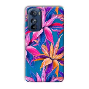 Aqautic Flowers Phone Customized Printed Back Cover for Motorola