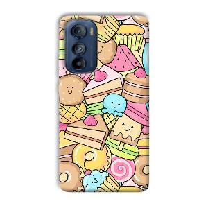 Love Desserts Phone Customized Printed Back Cover for Motorola Edge 30