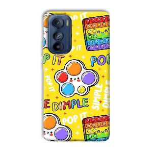 Pop It Phone Customized Printed Back Cover for Motorola Edge 30