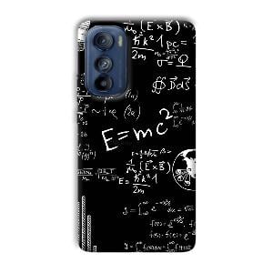 E is Equal To MC2 Phone Customized Printed Back Cover for Motorola Edge 30