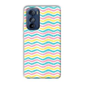 Wavy Designs Phone Customized Printed Back Cover for Motorola Edge 30