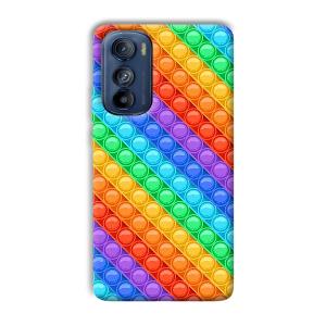 Colorful Circles Phone Customized Printed Back Cover for Motorola Edge 30