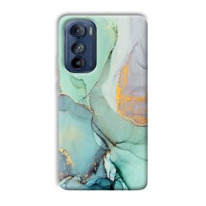 Green Marble Phone Customized Printed Back Cover for Motorola Edge 30