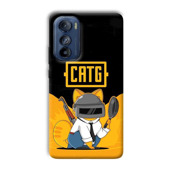 CATG Phone Customized Printed Back Cover for Motorola