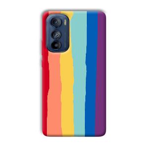 Vertical Paint Phone Customized Printed Back Cover for Motorola Edge 30