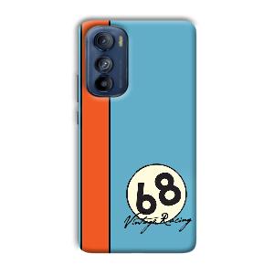 Vintage Racing Phone Customized Printed Back Cover for Motorola