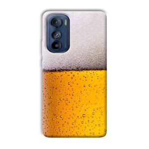Beer Design Phone Customized Printed Back Cover for Motorola Edge 30