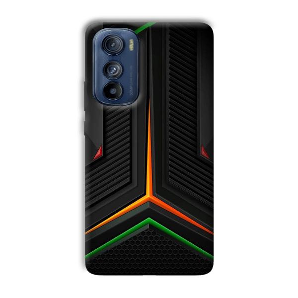 Black Design Phone Customized Printed Back Cover for Motorola Edge 30