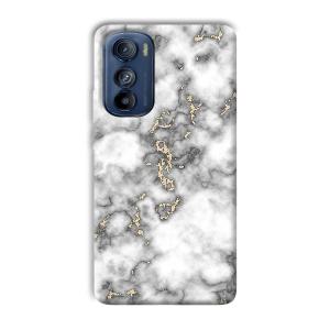 Grey White Design Phone Customized Printed Back Cover for Motorola