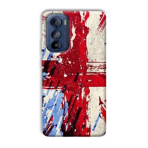 Red Cross Design Phone Customized Printed Back Cover for Motorola