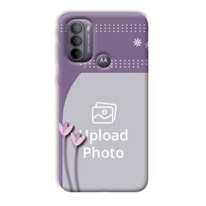 Lilac Pattern Customized Printed Back Cover for Motorola G31