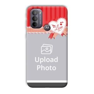 Valentine Customized Printed Back Cover for Motorola G31