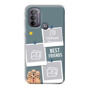 Best Friends Customized Printed Back Cover for Motorola G31
