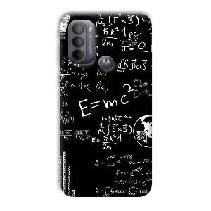 E is Equal To MC2 Phone Customized Printed Back Cover for Motorola G31