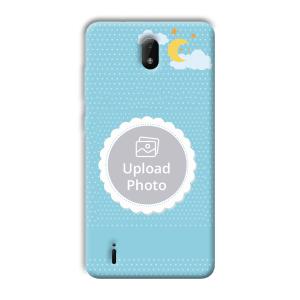 Circle Customized Printed Back Cover for Nokia C01 Plus