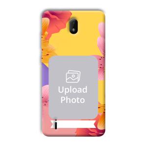 Colorful Flowers Customized Printed Back Cover for Nokia C01 Plus