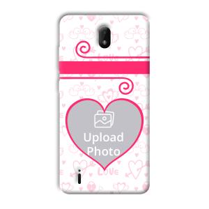 Hearts Customized Printed Back Cover for Nokia C01 Plus
