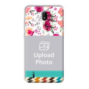 Water Color Painting Customized Printed Back Cover for Nokia C01 Plus