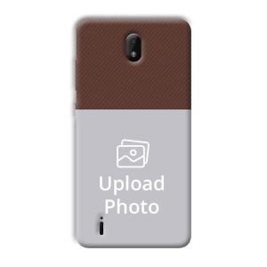Brown Customized Printed Back Cover for Nokia
