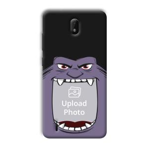 Purple Monster Customized Printed Back Cover for Nokia