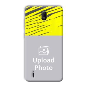 Yellow Lines Customized Printed Back Cover for Nokia