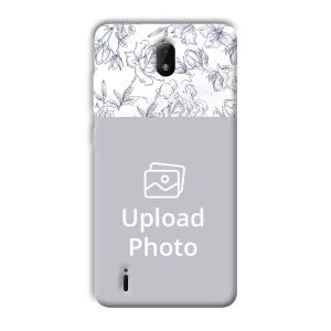 Flowers Customized Printed Back Cover for Nokia C01 Plus